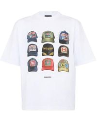 DSquared² - Camiseta Con Logo Estampado - Lyst