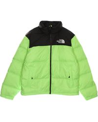 The North Face - Herenjas 1996 Retro Nuptse Veiligheid Groen/Tnf Zwart - Lyst