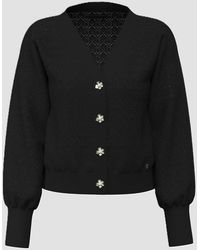 Guess - Vest Aan V Zwarte Vrouw - Lyst