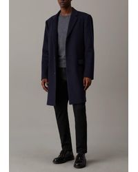 Calvin Klein - Mantel Aus Feiner Wollmischung - Lyst
