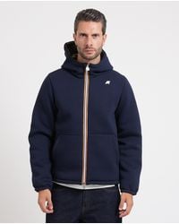 K-Way - Blauwe Jassen - Lyst