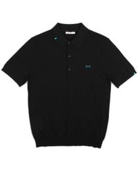 Sun 68 - Polo Filo K34107/11 Nero - Lyst