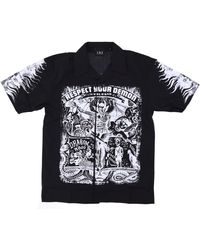 IHS - Herren Kurzarmshirt Respect Your Demon Bowling Shirt Schwarz - Lyst