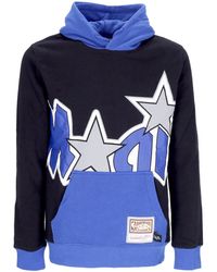 Mitchell &amp; Ness - Sudadera Con Capucha Para Hombre Nba Big Face Hoodie 5.0 Hardwood Classics Orlmag Negro - Lyst