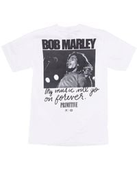 Primitive Skateboarding - Forever Tee X Bob Marley Wit -T-Shirt - Lyst