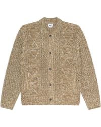 Obey - Cardigan Isar Button Up Sweater - Lyst
