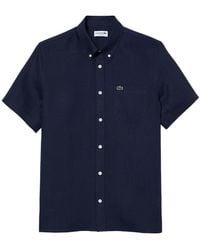 Lacoste - Shirts Blu - Lyst