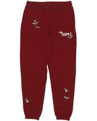 Staple - Lightweight Tracksuit Pants Flock Logo Sweatpant - Lyst