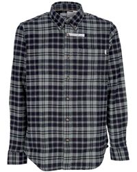 Timberland - Herenshirt Met Lange Mouwen, Zwaar Flanel, L/S Geruit Overhemd Balsamgroen - Lyst