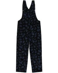 Element - W Utility Overall Paisley Paisley Zwarte/Deja Vu Overall - Lyst