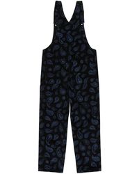 Element - Damen W Utility Overall Paisley Paisley Schwarz/Deja-Vu-Overall - Lyst