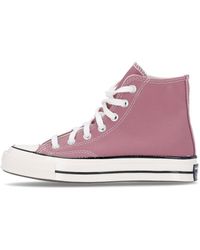 Converse - Chuck 70 Dameshoge Schoen Roze Aura/Zilverreiger/Zwart - Lyst