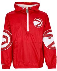 Mitchell &amp; Ness - Abnehmbarer Herren-Windbreaker Nba Team Og 2.0 Anorak Windjacke Atlhaw Original Team-Farben - Lyst