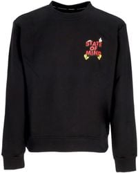 5TATE OF MIND - Mickey 5Tate Lichtgewicht Herensweatshirt Met Ronde Hals Zwart - Lyst
