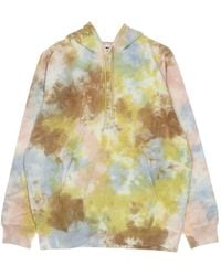 Obey - Lightweight Hooded Sweatshirt Mini Bold Recycled Tie Dye Hood Specialty Fleece - Lyst