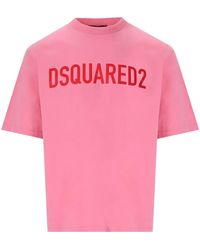 DSquared² - T-shirt loose fit - Lyst