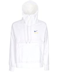 Nike - Sweat A Capuche D'Hiver Sportswear Air Tf Pour Hommes, Blanc/Jaune Rapide - Lyst