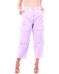 Stella McCartney Jeans cropped color lilla - Viola