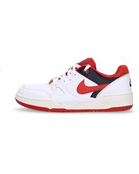 Nike - Chaussure Homme Full Force Low Blanc/Rouge Mystique/Noir/Voile - Lyst