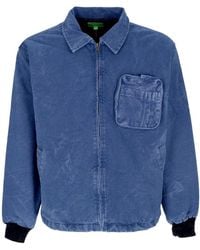 Huf - Bowen Werkjas Gewassen Blauw Herenjack - Lyst