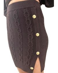 Akep - Rock Mit Knopfen Frau - Lyst