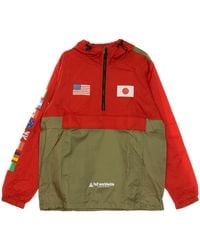 Huf - Pull-On Windbreaker Flags Anorak Jacket Cyber - Lyst