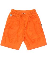 Octopus - Outline Jogger Short Korte Broek Oranje - Lyst