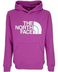 The North Face - Sudadera Con Capucha Estandar Para Hombre Flor De Cactus Morada - Lyst