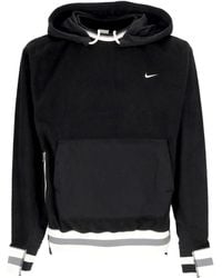 Nike - Dri-Fit Herenhoodie Standard Issue Naos Hoodie Zwart/Wit - Lyst