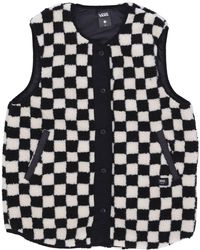 Vans - Armelloses W Mason Reversible-Weste Fur Damen Mit Schwarzem Schachbrettmuster - Lyst