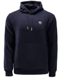 EA7 - Sweatshirt Fur Herren 8Npm21 Pj4Ez Premium Kern 1562 Blaue Arme - Lyst