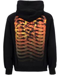 Propaganda - Ribs Hell Hoodie Zwart Lichtgewicht Herensweatshirt Met Capuchon - Lyst
