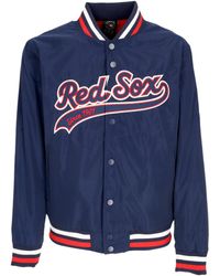 Fanatics - Herren Bomberjacke Mlb Sateen Jacke Bosred Original Team Farben - Lyst