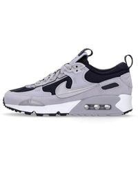 Nike - Wmns Air Max 90 Futura Zapatillas Bajas Mujer Peltre/Pewter/Negro/Blanco - Lyst
