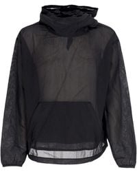 Nike - Sudadera Ligera Con Capucha Hombre Sportswear Tech Pack Sudadera Con Capucha De Malla Tejida Negro/Negro - Lyst