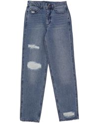 Karlkani - Jeans Baggy Five Pocket Heavy Distressed Denim Pant - Lyst