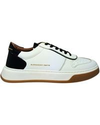Alexander Smith - Chaussures Pour Hommes Sneakers Harrow Homme-Blanc Noir - Lyst