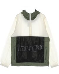 Huf - Pull-On-Windjack Voor Met Draadframe, Naturel - Lyst