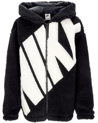 Nike - Faux Fur & Shearling Jackets - Lyst