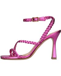 FRANCESCO SACCO - Sandales Fuchsia - Lyst