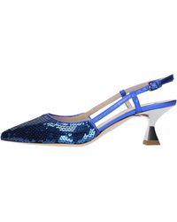 Ninalilou - Chaussures A Talon Bleu - Lyst