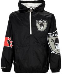 Mitchell &amp; Ness - Pull-On Windbreaker Nfl Team Og 2.0 Anorak Windbreaker Oakrai Originele Teamkleuren - Lyst