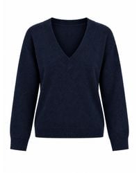 Akep - Soft Nina Sweater A V Neckline - Lyst