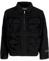 Arte' - Jas 3D Pockets Nylon Jas Zwart - Lyst
