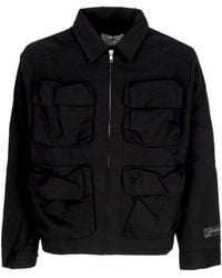 Arte' - Jas 3D Pockets Nylon Jas Zwart - Lyst