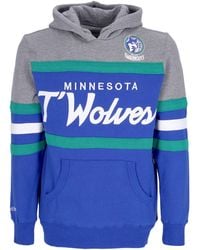 Mitchell &amp; Ness - Herenhoodie Nba Headcoach-Hoodie Hardwood Classics Mintim - Lyst