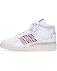adidas - Zapatillas Baloncesto Hombre Forum Mid Cloud Blanco/Gris One/Azul - Lyst