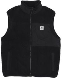 Element - Lake Vest Sherpa Herenvest Flint Zwart - Lyst