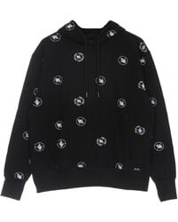 Element - Sweat A Capuche Leger Pour Hommes Pexe Polka Hood Noir - Lyst