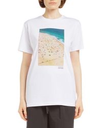 P.A.R.O.S.H. - T-Shirt Und Polo Bianco - Lyst